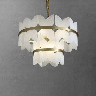 Seraphina Vintage Alabaster Chandelier Light - Blowlighting