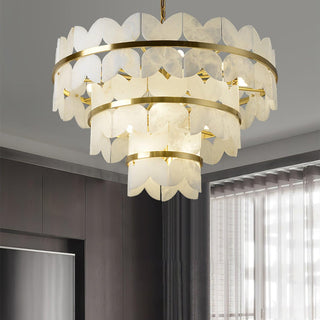Seraphina Vintage Alabaster Chandelier Light - Blowlighting