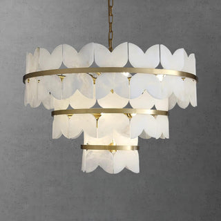 Seraphina Vintage Alabaster Chandelier Light - Blowlighting