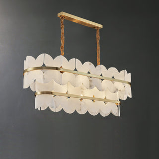 Seraphina Vintage Alabaster Chandelier Light - Blowlighting