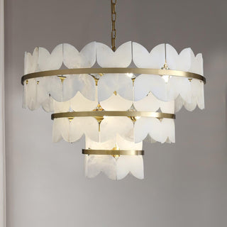 Seraphina Vintage Alabaster Chandelier Light - Blowlighting