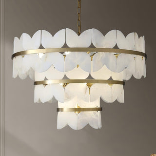 Seraphina Vintage Alabaster Chandelier Light - Blowlighting