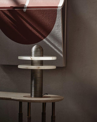 Comet Minimalist Alabaster Table Light