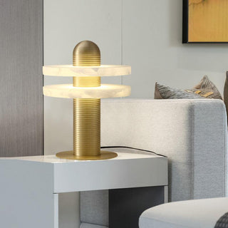 Comet Minimalist Alabaster Table Light