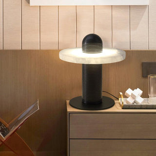Comet Minimalist Alabaster Table Light