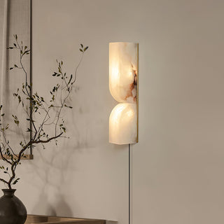 Imiraris Minimalist Alabaster Wall Light - Blowlighting