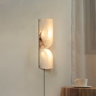 Imiraris Minimalist Alabaster Wall Light - Blowlighting