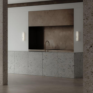 Imiraris Minimalist Alabaster Wall Light - Blowlighting