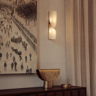 Imiraris Minimalist Alabaster Wall Light - Blowlighting