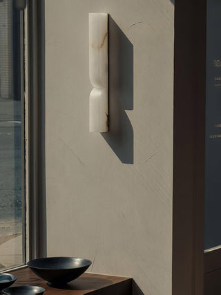 Imiraris Minimalist Alabaster Wall Light - Blowlighting