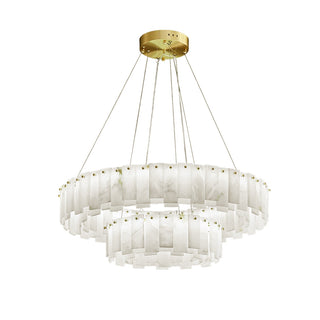 Alabaster Luxury Alabaster Round Chandelier