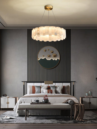Alabaster Luxury Alabaster Round Chandelier