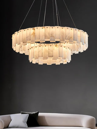 Alabaster Luxury Alabaster Round Chandelier