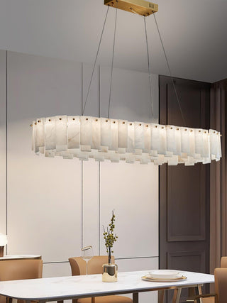 Alabaster Luxury Alabaster Round Chandelier