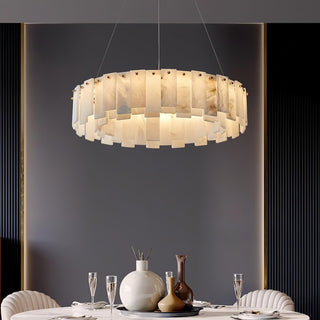 Alabaster Luxury Alabaster Round Chandelier