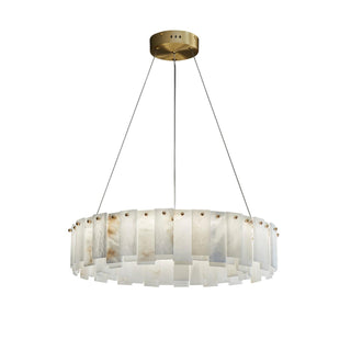 Alabaster Luxury Alabaster Round Chandelier