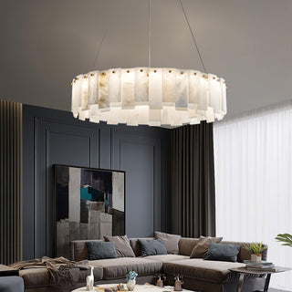 Alabaster Luxury Alabaster Round Chandelier