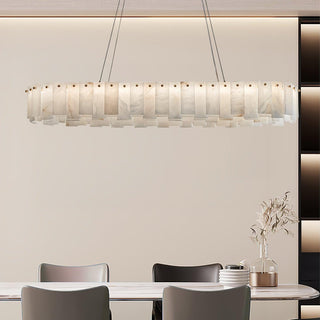 Alabaster Luxury Alabaster Round Chandelier