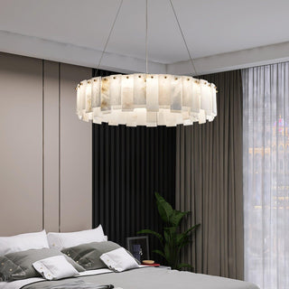 Alabaster Luxury Alabaster Round Chandelier