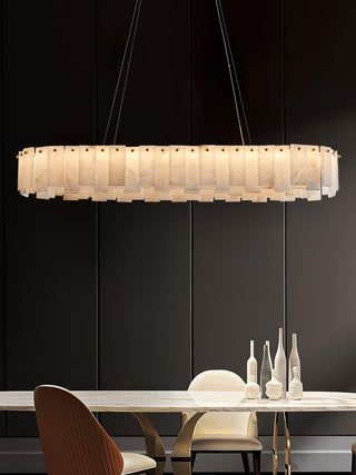 Alabaster Luxury Alabaster Round Chandelier