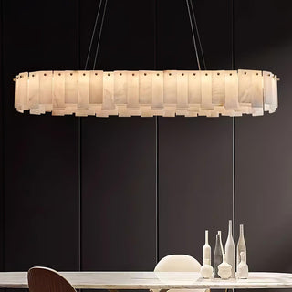 Alabaster Luxury Alabaster Round Chandelier