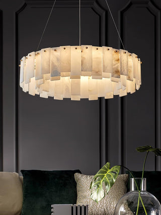 Alabaster Luxury Alabaster Round Chandelier