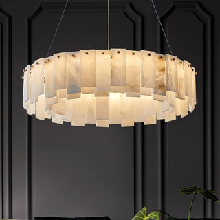 Alabaster Luxury Alabaster Round Chandelier