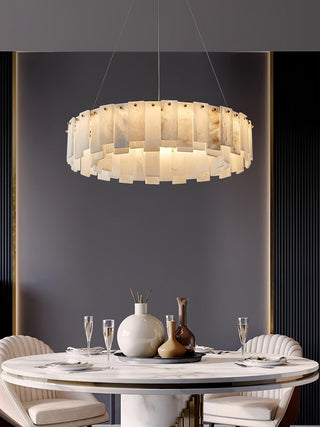 Alabaster Luxury Alabaster Round Chandelier