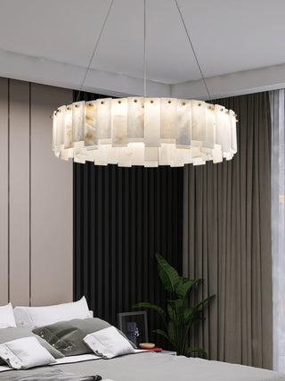 Alabaster Luxury Alabaster Round Chandelier