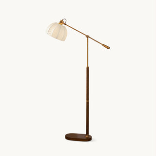 Orion Adjustable Metal Fabric Floor Lamp