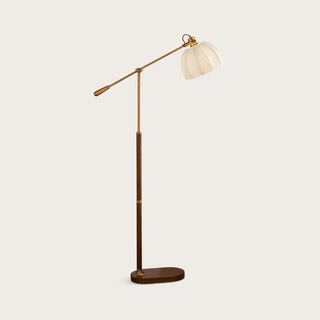 Orion Adjustable Metal Fabric Floor Lamp