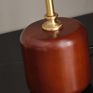 Alaula Lacquered Wood Metal Table Lamp