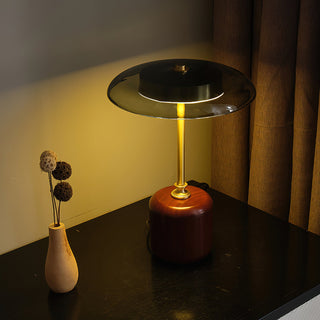 Alaula Lacquered Wood Metal Table Lamp