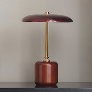 Alaula Lacquered Wood Metal Table Lamp