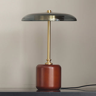 Alaula Lacquered Wood Metal Table Lamp