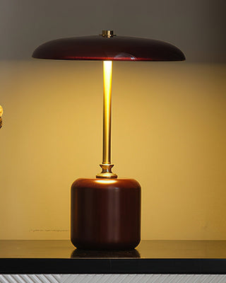 Alaula Lacquered Wood Metal Table Lamp
