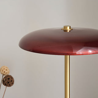 Alaula Lacquered Wood Metal Table Lamp