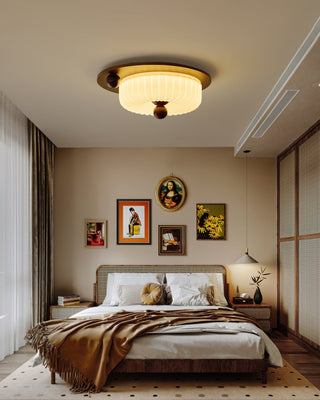 Vera Vintage Ribbed Ceiling Light