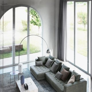 Lumina Modern Marble Arc Floor Lamp