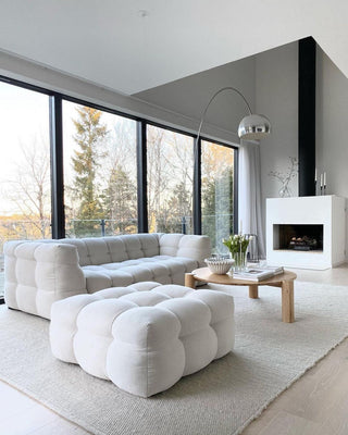 Lumina Modern Marble Arc Floor Lamp