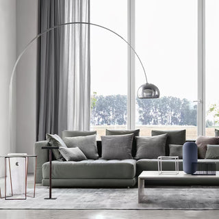 Lumina Modern Marble Arc Floor Lamp