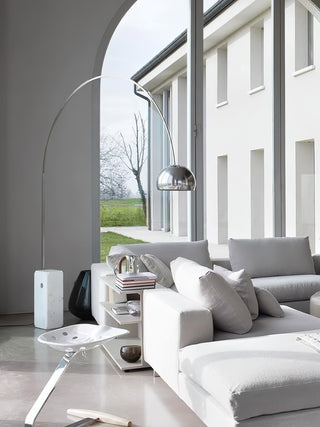 Lumina Modern Marble Arc Floor Lamp