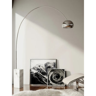 Lumina Modern Marble Arc Floor Lamp
