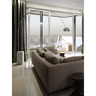 Lumina Modern Marble Arc Floor Lamp