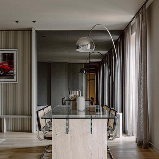 Lumina Modern Marble Arc Floor Lamp