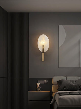 Alice Minimalist Alabaster Wall Light