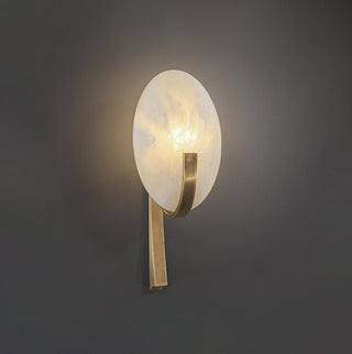 Alice Minimalist Alabaster Wall Light