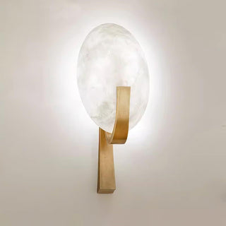 Alice Minimalist Alabaster Wall Light