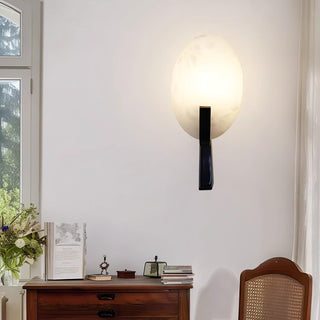 Alice Minimalist Alabaster Wall Light