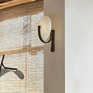 Alice Minimalist Alabaster Wall Light